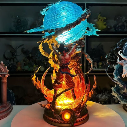 Son Goku Glowing Super Genki Bomb Luminous Action Figures