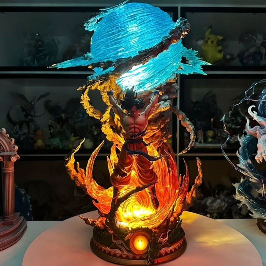Son Goku Glowing Super Genki Bomb Luminous Action Figures