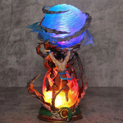 Son Goku Glowing Super Genki Bomb Luminous Action Figures